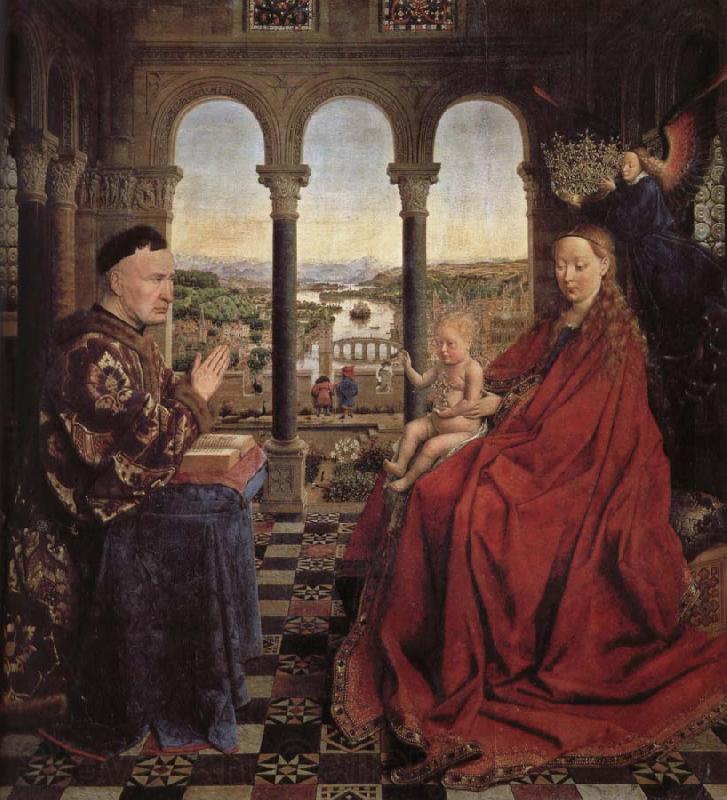 Jan Van Eyck Roland s Madonna Norge oil painting art
